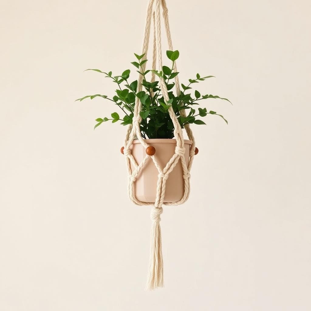 Hanging Macramé Planter
