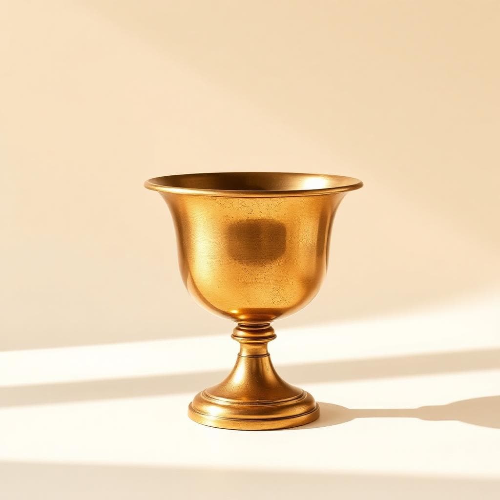 Vintage Brass Planter